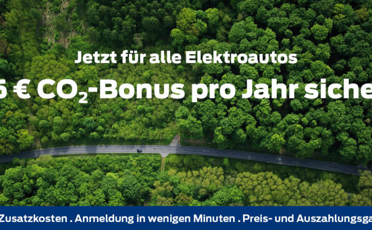  275,- € CO2-Bonus für e-Autos