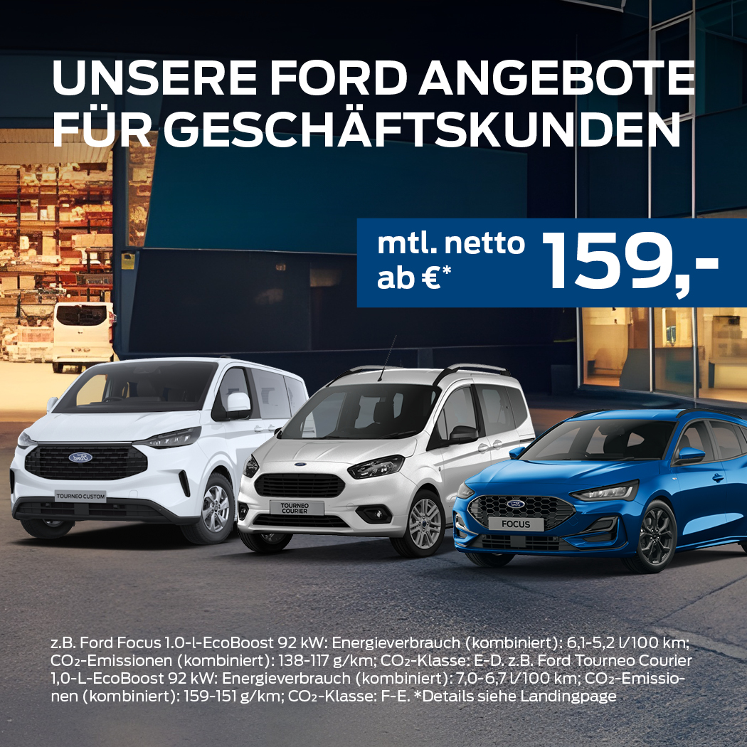 Unsere Ford Gewerbeangebote