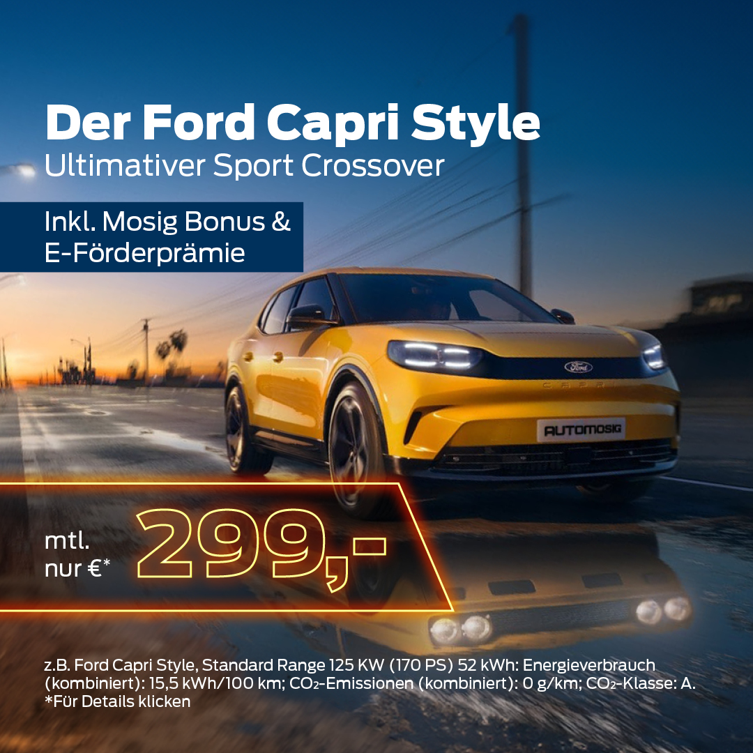 Der Ford Capri Style