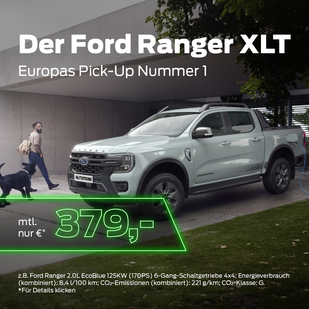 Ford Ranger mit 0% Zins
