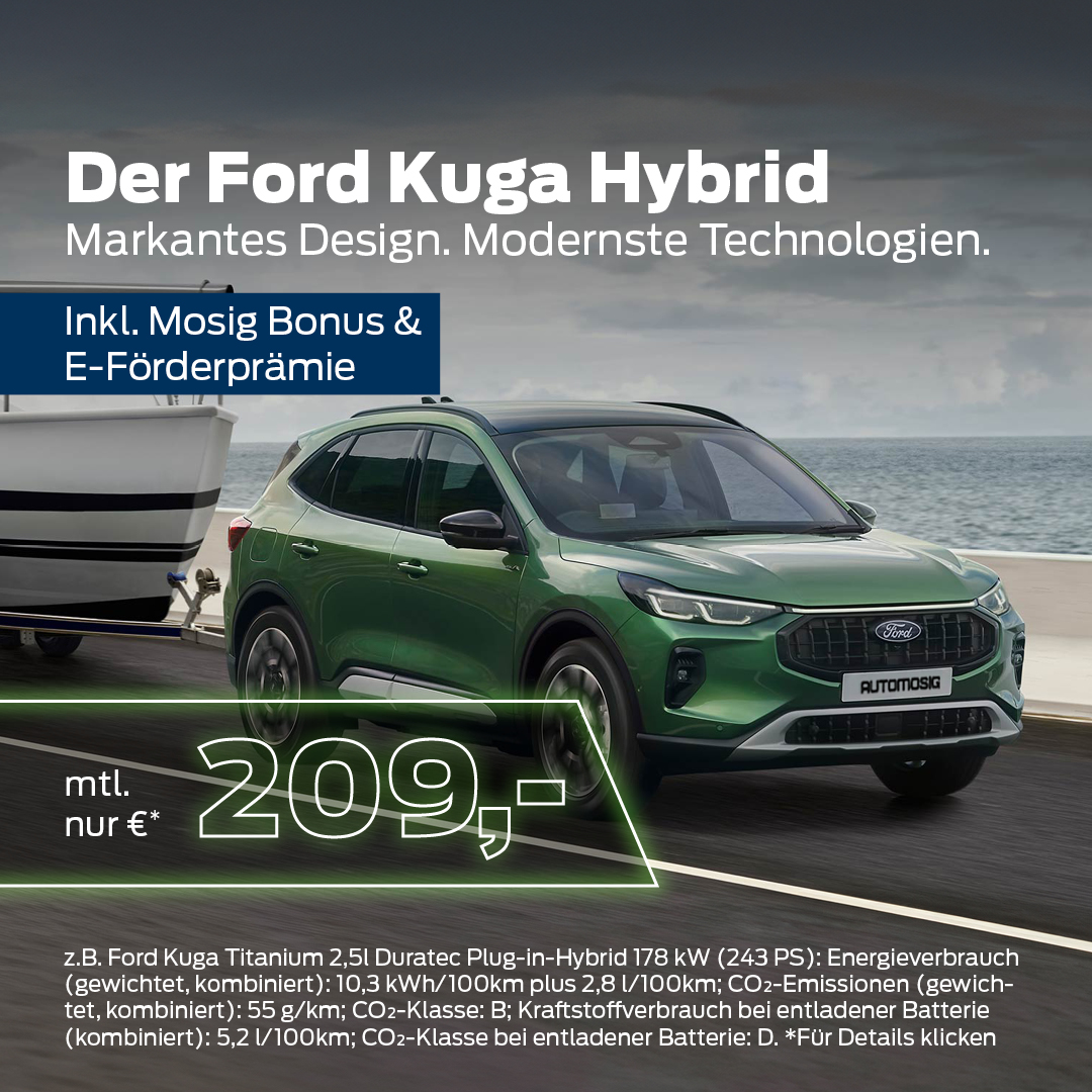 Der Ford Kuga Hybrid