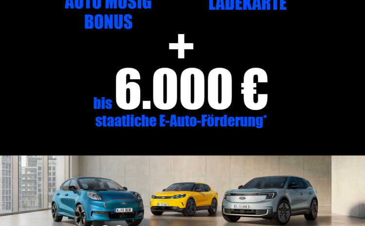  Förderprämie E-Fahrzeug